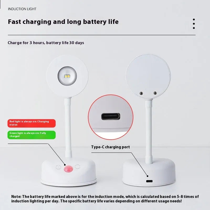 Geometric rechargeable wireless wall spotlight with remote control for white or black tricolour lighting