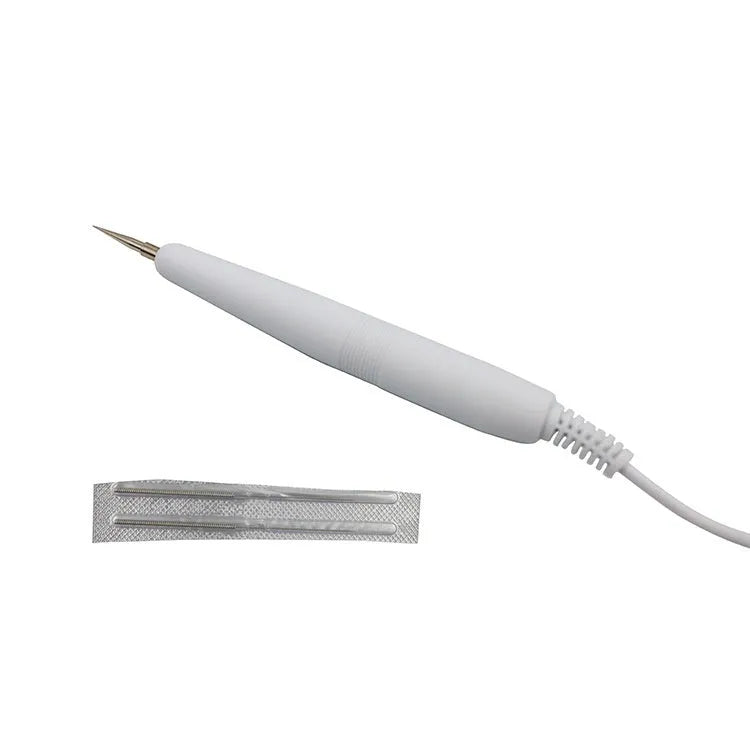 White professional spot removal pen for salon mole and skin tag removal treatments