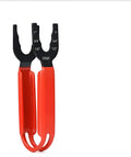Orange drop-forged steel pipe wrench with adjustable jaw, shown at 250mm length.