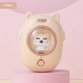 Pink and yellow pet comb laser toy grooming brush for cats and dogs with ABS plastic construction