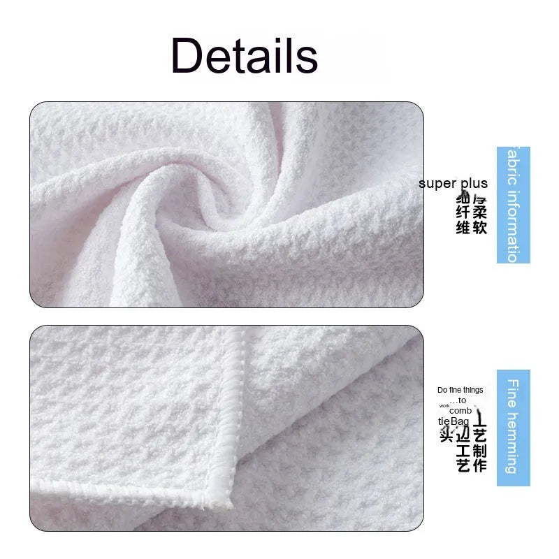 Waffle weave golf ball and club cleaning towel in blue colour showing textured surface