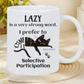 White ceramic mug with picture style design for thermal transfer customisation