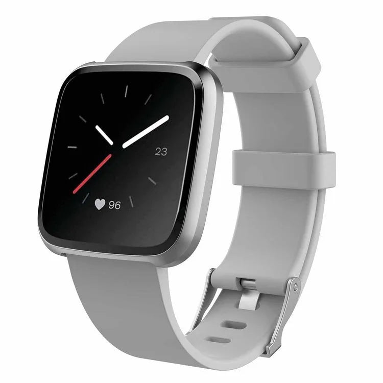 Fitbit Versa Lite replacement wrist strap in multiple colours showing large and small size options