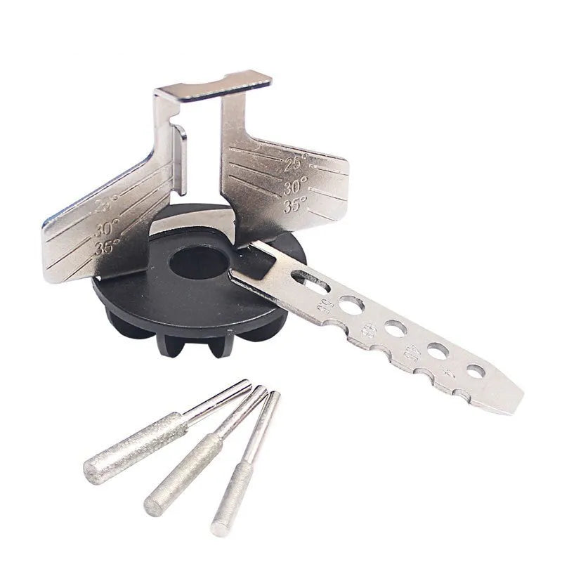 Silver electric chain grinding machine with 20mm length for band saw blade maintenance