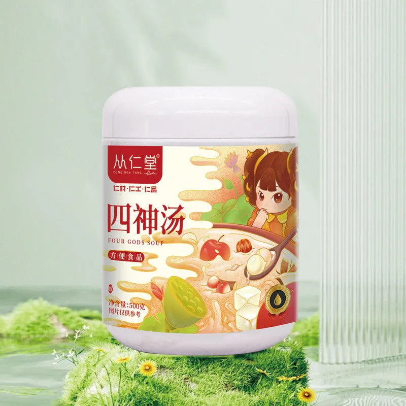 Box of children's spleen and stomach health herbal tea with 12 individual 100ml liquid bags