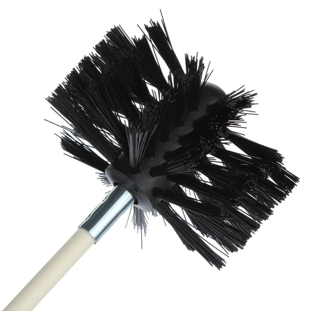 Flexible 600mm long chimney cleaning brush with nylon bristles for dryer and range hood pipes