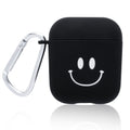 Black and Pink PC hard protective cases for Apple AirPods with decorative back cover designs.
