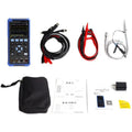 Owon HDS272 handheld digital oscilloscope with probe and accessories for automotive diagnostics