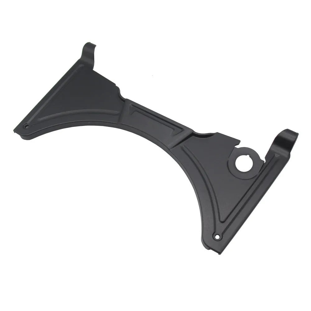 Black polycarbonate cockpit fairing kit for BMW R1250GS motorcycle with mounting hardware