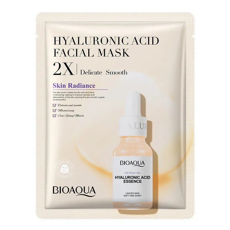 Collagen and hyaluronic acid gel facial sheet mask 30g single use