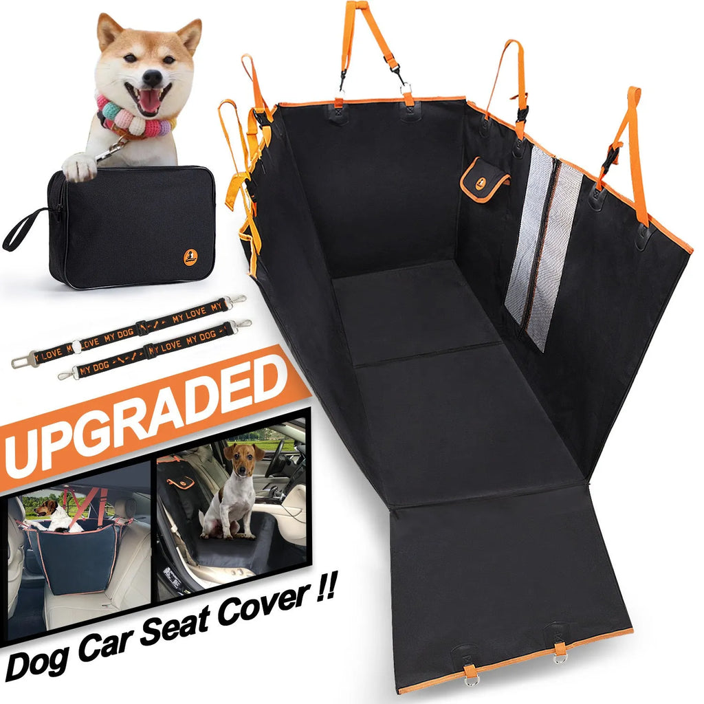 Anti-dirty car pet mat in Oxford cloth black colour 130x148x52cm