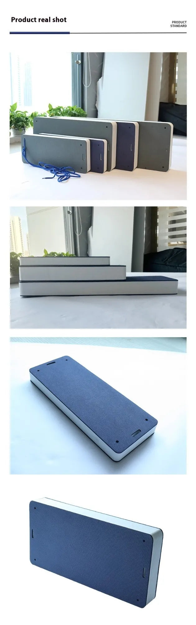 Blue and grey EVA boat fenders for shockproof docking protection in large and small sizes