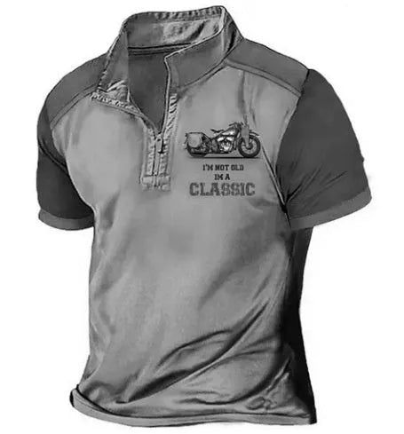 Golf polo shirt with 3D digital printing in bird eye cloth polyester fabric