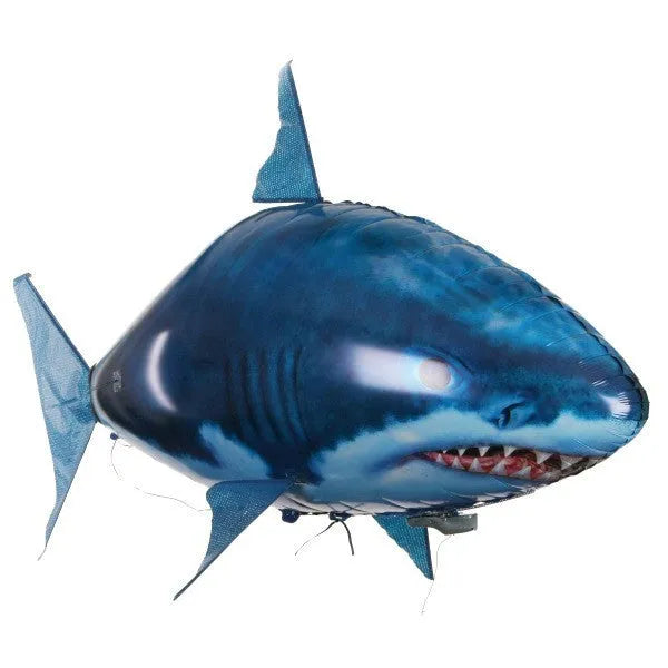 Remote control Shark and Clownfish inflatable flying balloons for indoor play
