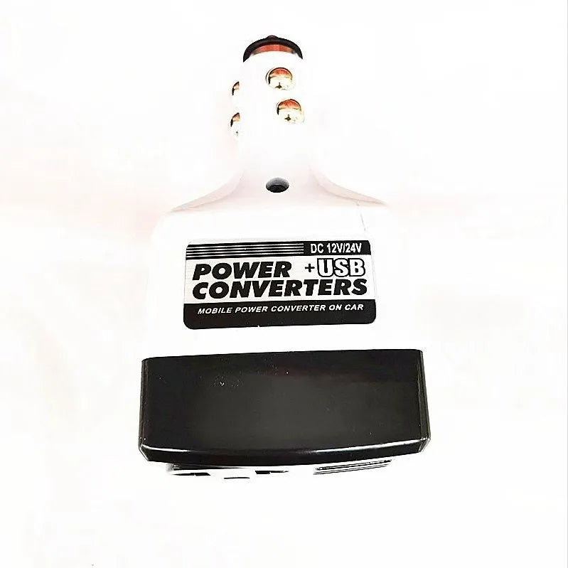 011C car cigarette lighter power supply transformer for USB and wireless phone charging