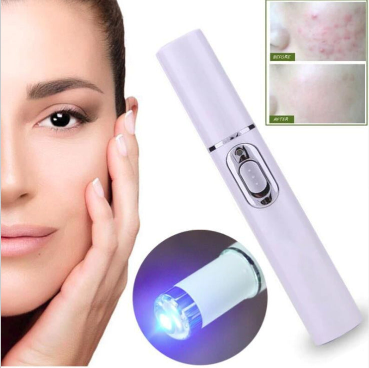Professional Blue Light Therapy Beauty Pen - 3-in-1 Acne, Scar & Dark Circle Treatment with 42°C Thermal Care & BIO Micro-current