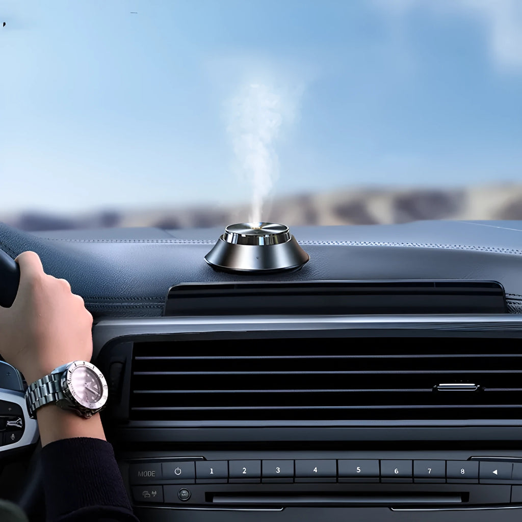 Black butterfly design car aromatherapy diffuser with USB cable and 50ml essential oil bottle
