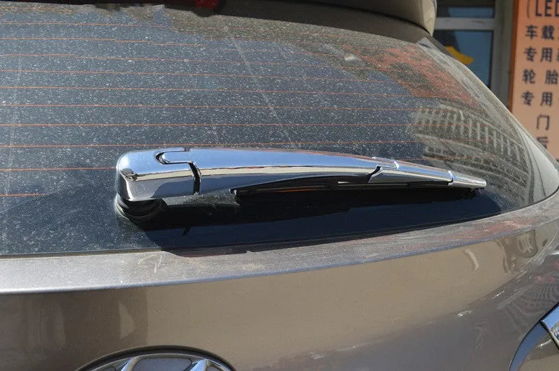 Silvery ABS plastic rear wiper cover trim for 2010 Hyundai cars