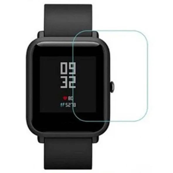 Clear TPU hydrogel screen protection film for Amazfit Bip smartwatch with anti-scratch properties