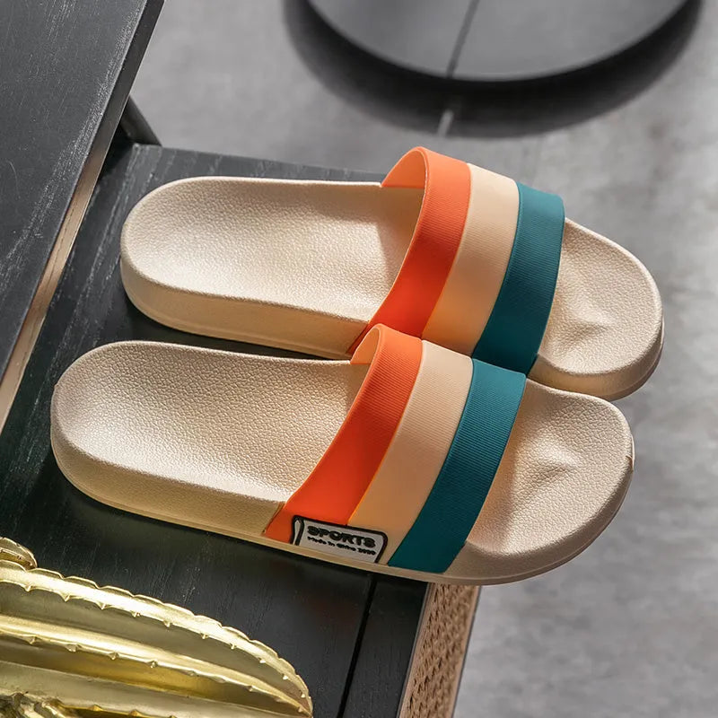 Men's PVC sandals for bathroom and outdoor use, plain style, available in multiple colours including grey and blue