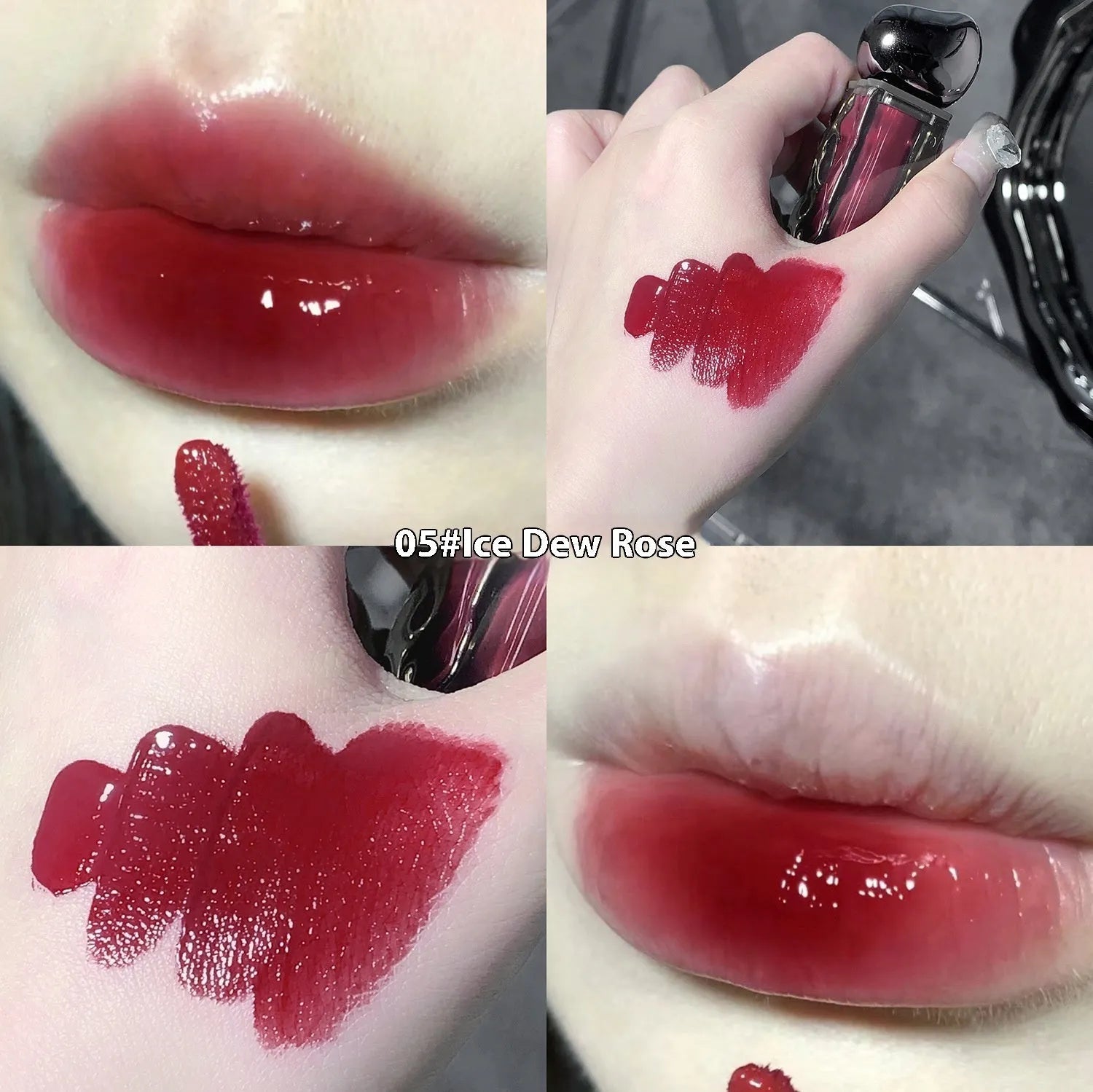 Glacier Lava Lip Lacquer water light mirror makeup lip gloss with seven colour options