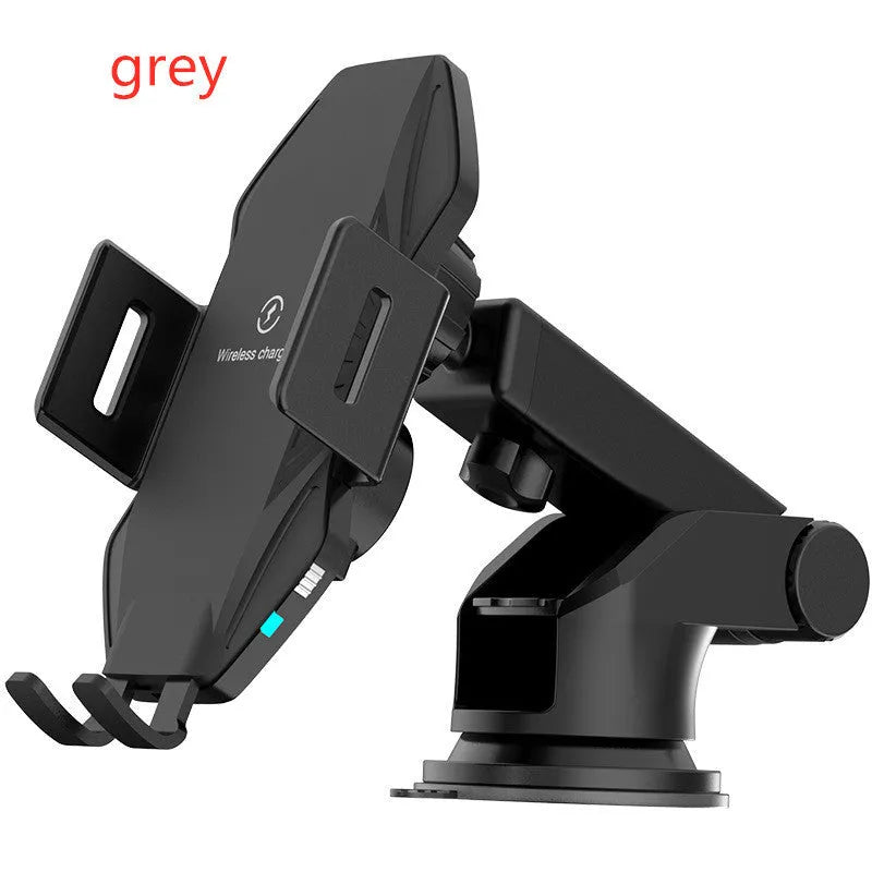 T3 touch car wireless charger in matte black or space grey with Type-C connection