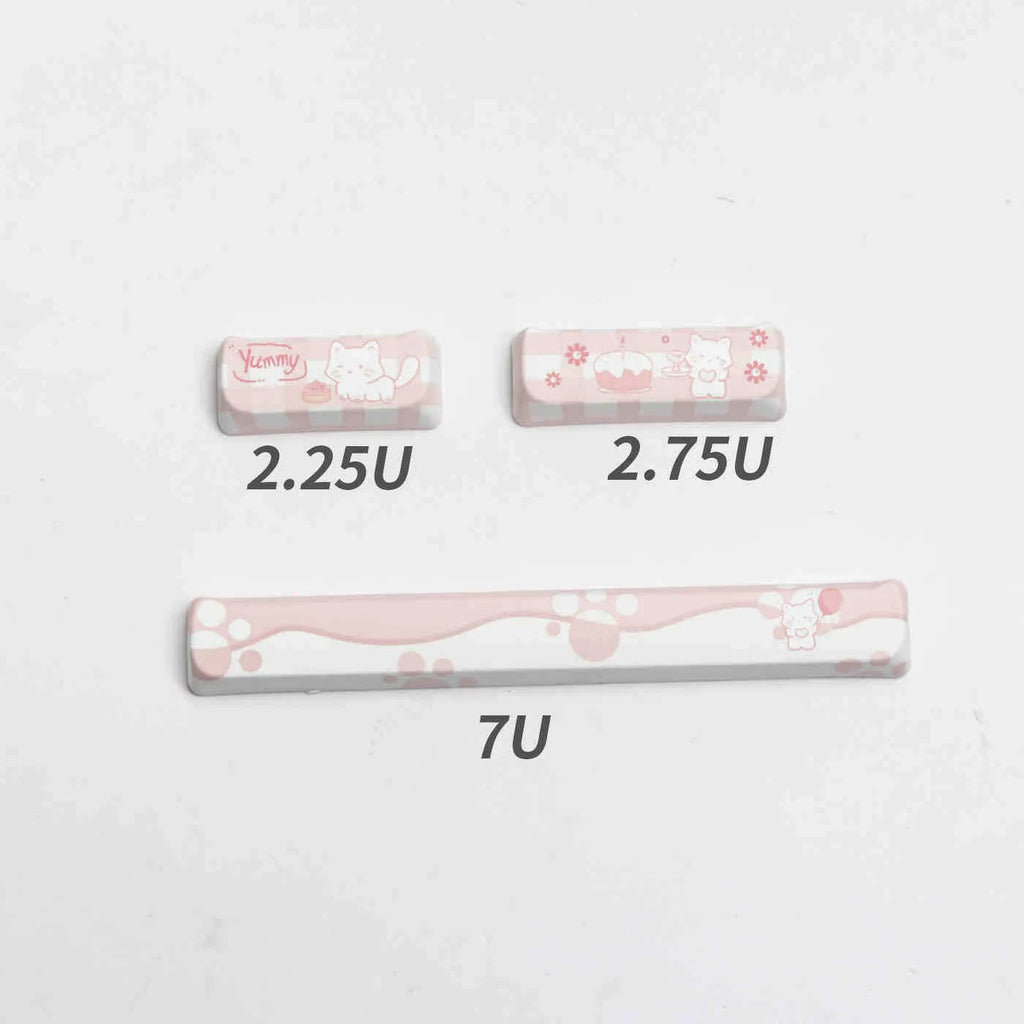 Full set of PBT sublimation keycaps for mechanical keyboard replacement with over 98 individual keys