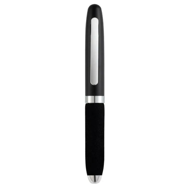 EVA metal cap ballpoint pen with 1.0mm tip showing seven refill colour options