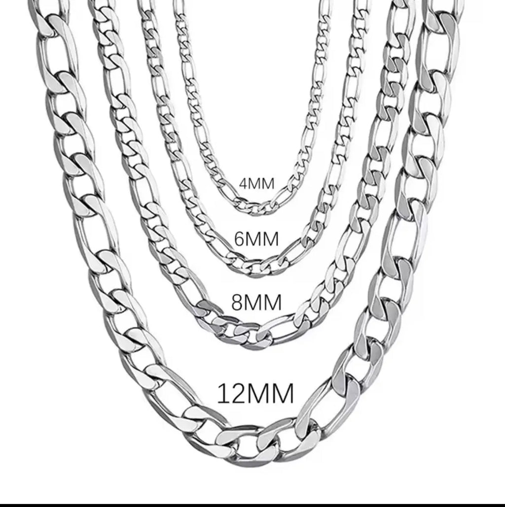 Copperised silver electroplated bead necklace and bracelet set on a flat surface, multiple sizes available from 2mm to 12mm beads