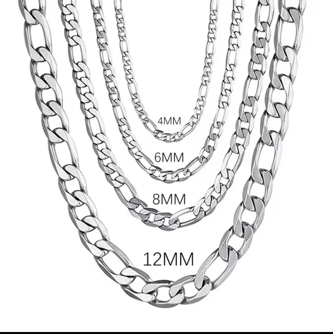 Copperised silver electroplated bead necklace and bracelet set on a flat surface, multiple sizes available from 2mm to 12mm beads