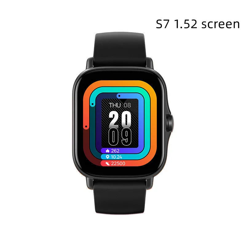 GT20 smartwatch with alloy case and silicone strap displaying health metrics on its screen