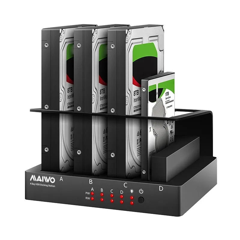 K305BU3S external hard disk expansion dock with four bays for 2.5 inch drives