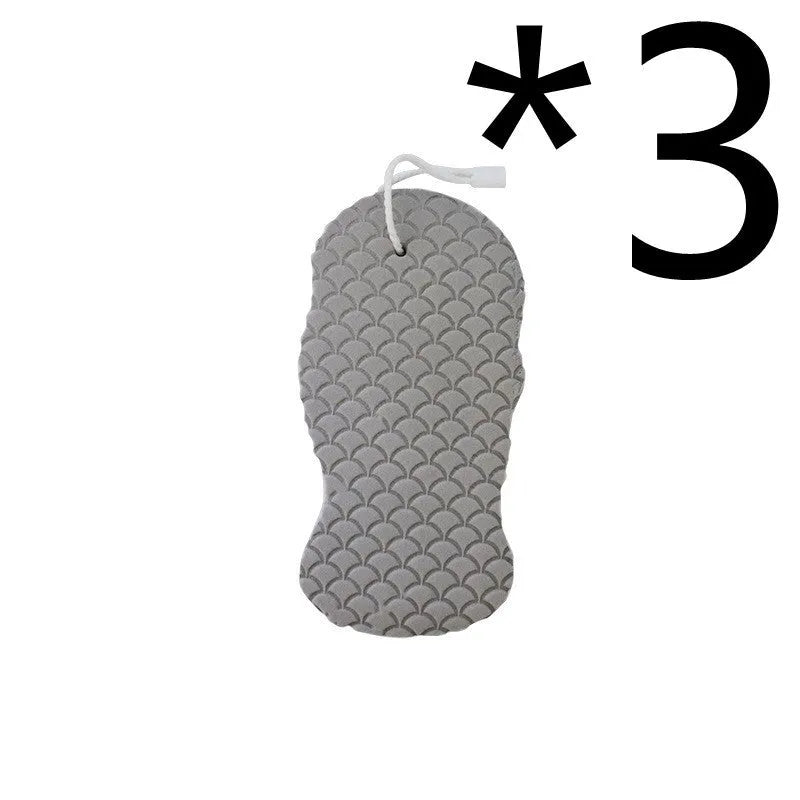 3D fish scale pattern bath sponge ball in white, grey, pink, or light blue colour.