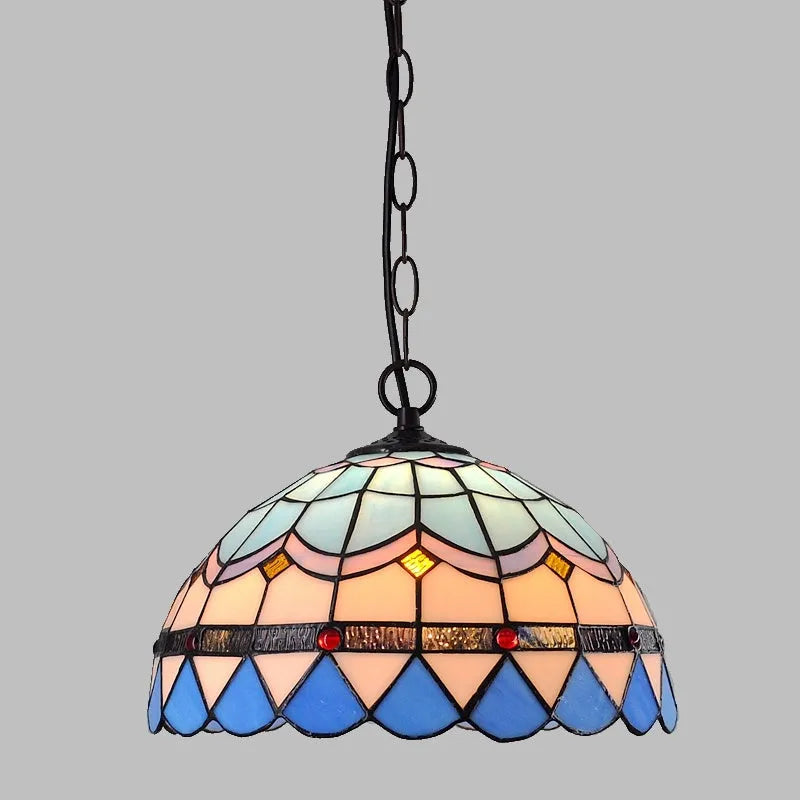 European Retro Baroque Chandelier with coloured glaze finish and abstract modelling design