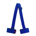Fixed sewing skiing bandage with double-board adjustable design and hook and loop closure