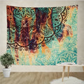 Sevenstars bohemian mandala tapestry with colourful floral print in 100x150cm size