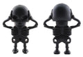 Skull-shaped USB flash drive with Halloween skeleton design on PVC shell, 64GB capacity with keychain