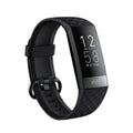 Y6 Black smart bracelet with health monitoring on a wrist, showing the 1.1-inch touchscreen.