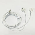 Black wired in-ear monitoring earphones with plastic housing and TPE cable for K-song use