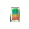 Mini 60x magnification smartphone microscope with LED light and detachable clip on a mobile phone