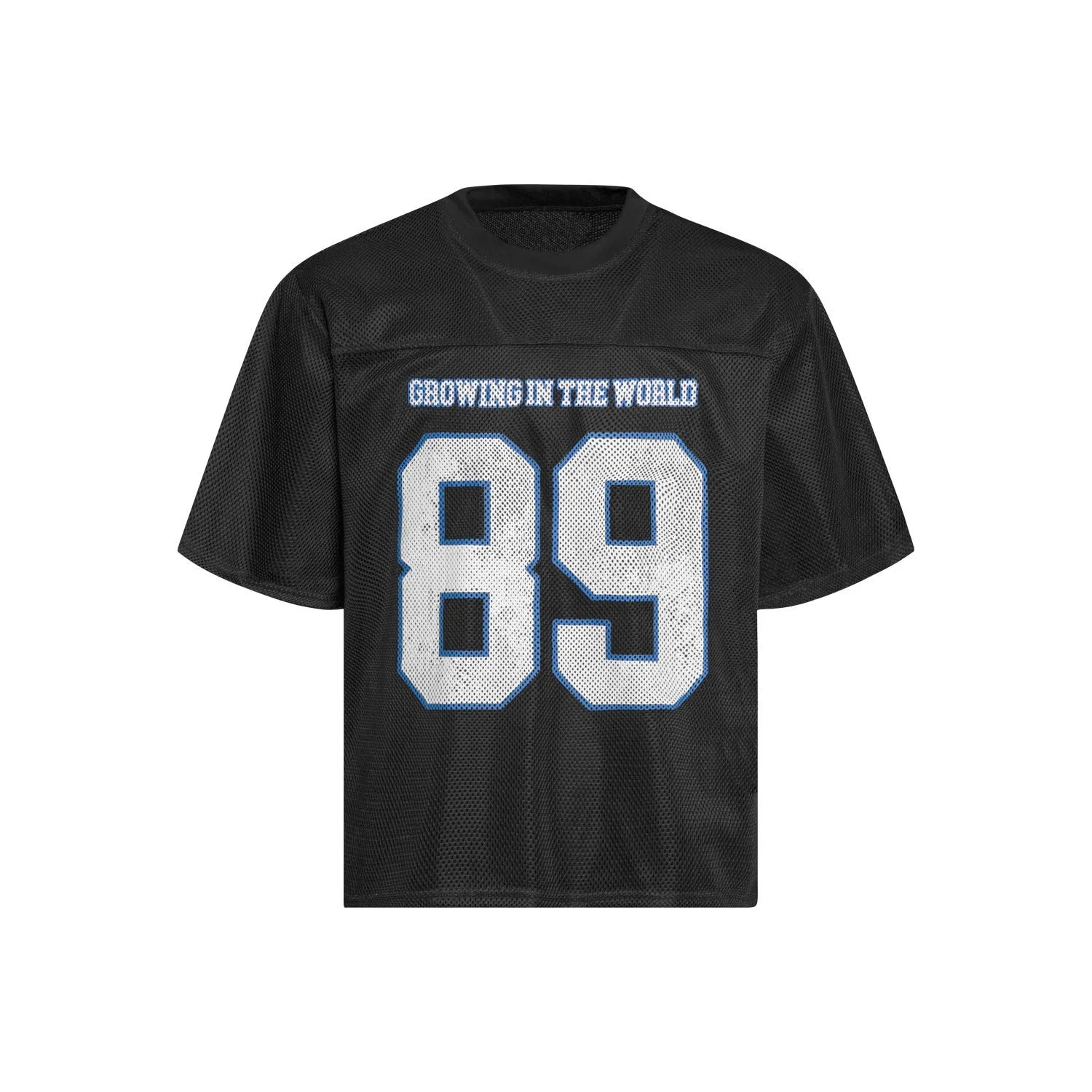 Men's loose fit high street t-shirt in black or white colour with short regular sleeves