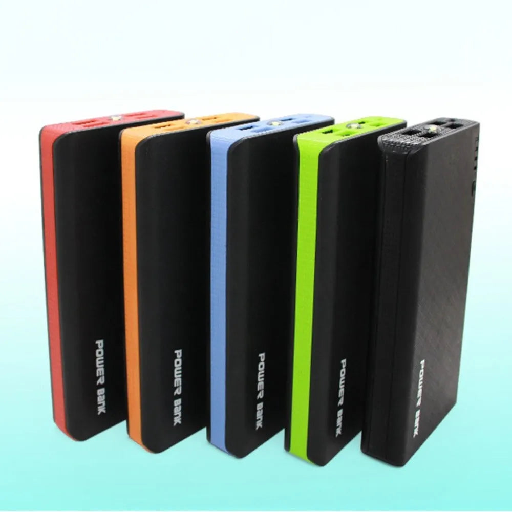 20000mAh portable power bank in multiple colours with 2.1A fast charging output
