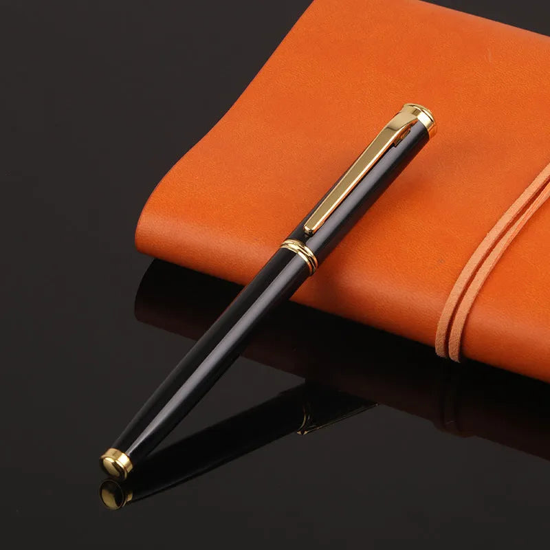 Red and black metal ink pens with 0.5mm Yijin nibs for business and student writing