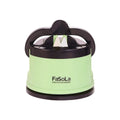 Fixed angle tungsten steel whetstone bar kitchen sharpener in mustard green and white colours