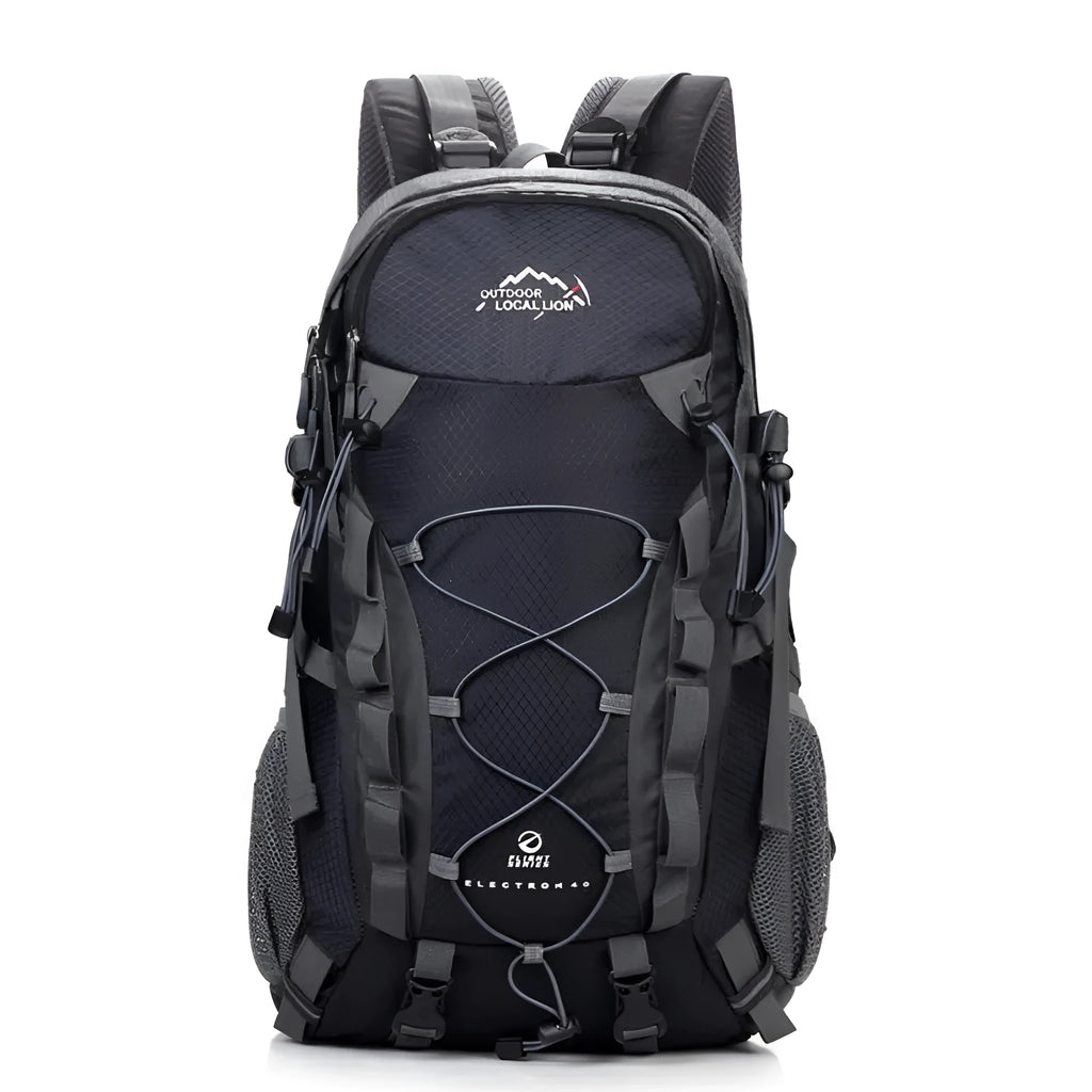 Green leisure sports backpack with 20-35 litre capacity for outdoor activities like hiking and running