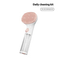 3-in-1 pet steam brush with adjustable comb, available in White Pink and White Red colours, for dog grooming