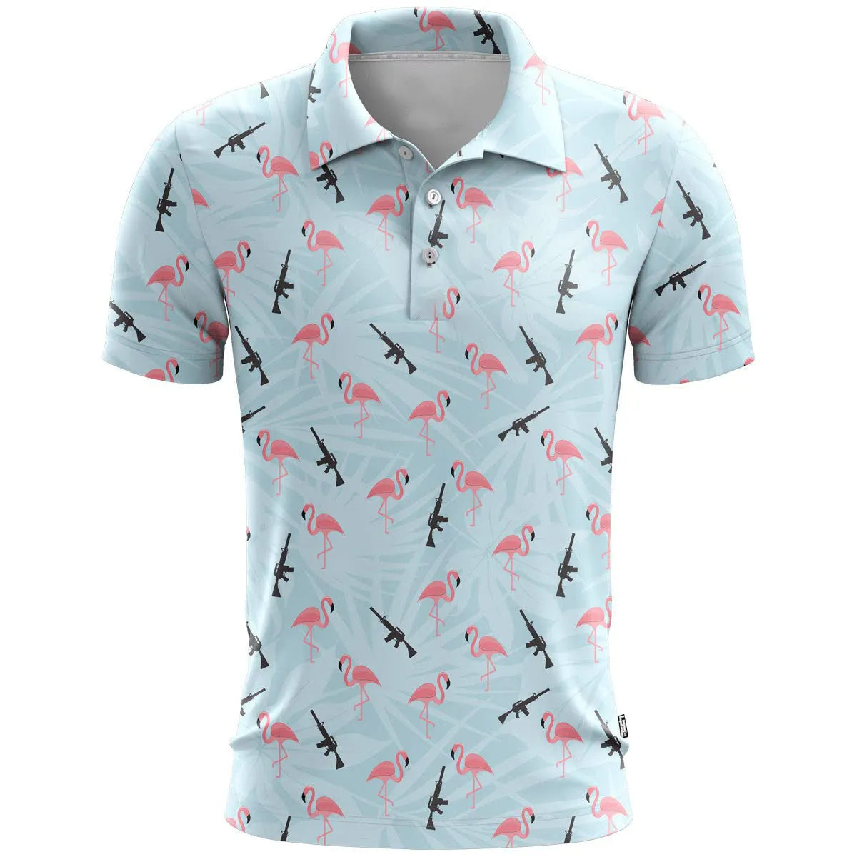 Man's loose-fit 3D printed short sleeve T-shirt in bird eye cloth, shown in multiple colour options.