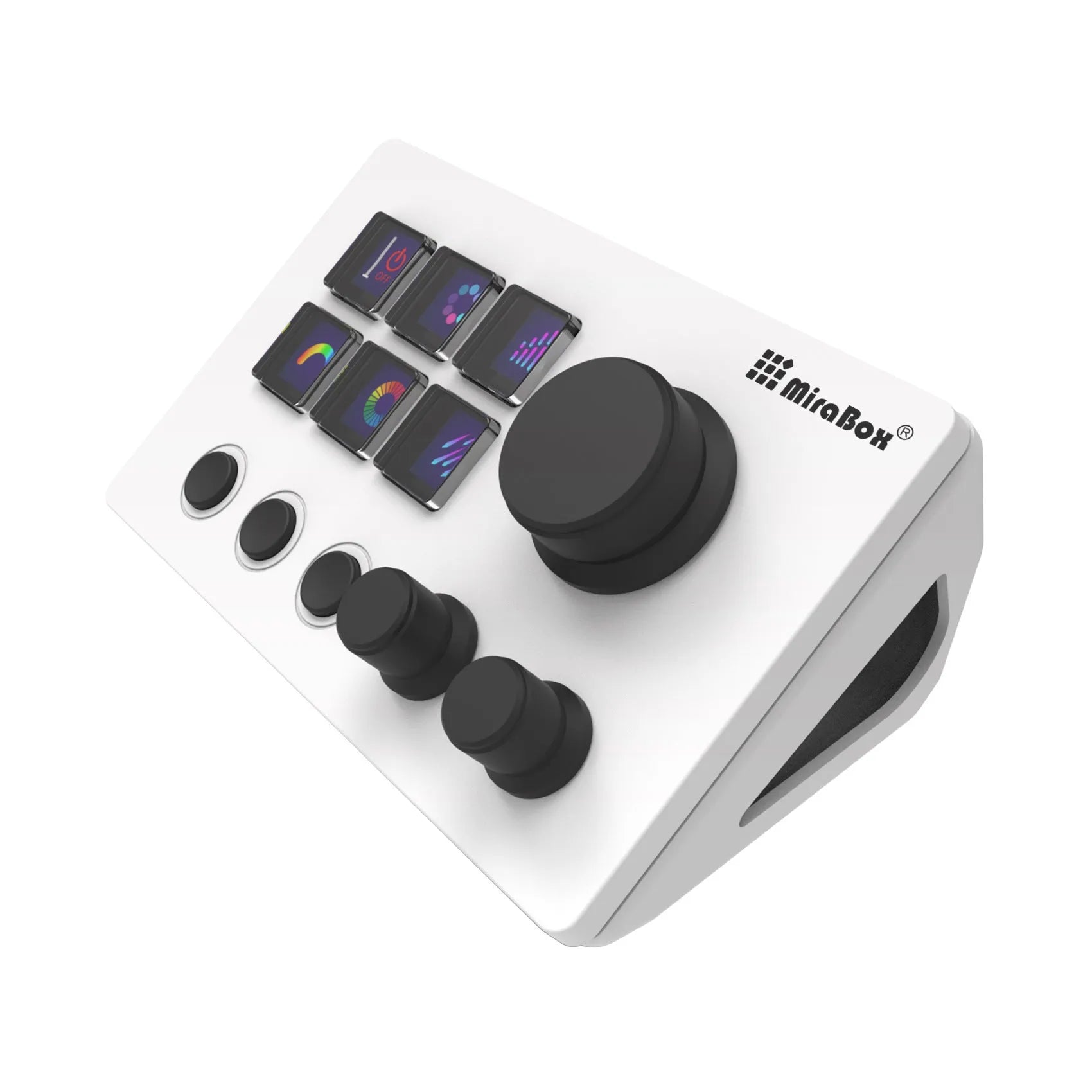 Visual Keyboard N3 USB numeric keypad in black or white with silica gel keycaps and 2m cable