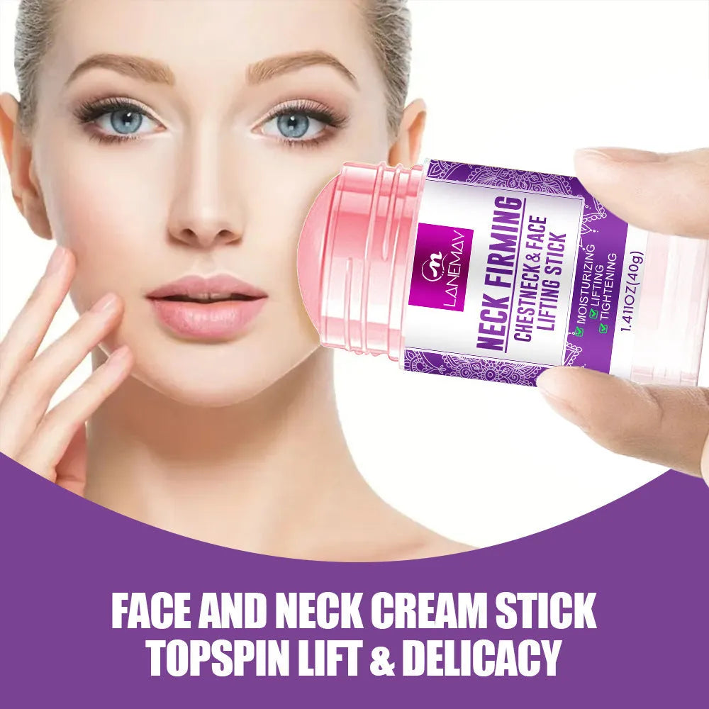 40g jar of anti-wrinkle neck firming cream for moisturising and brightening.