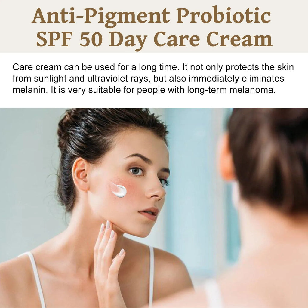 Probiotics protective cream in 50g container for skin tone protection